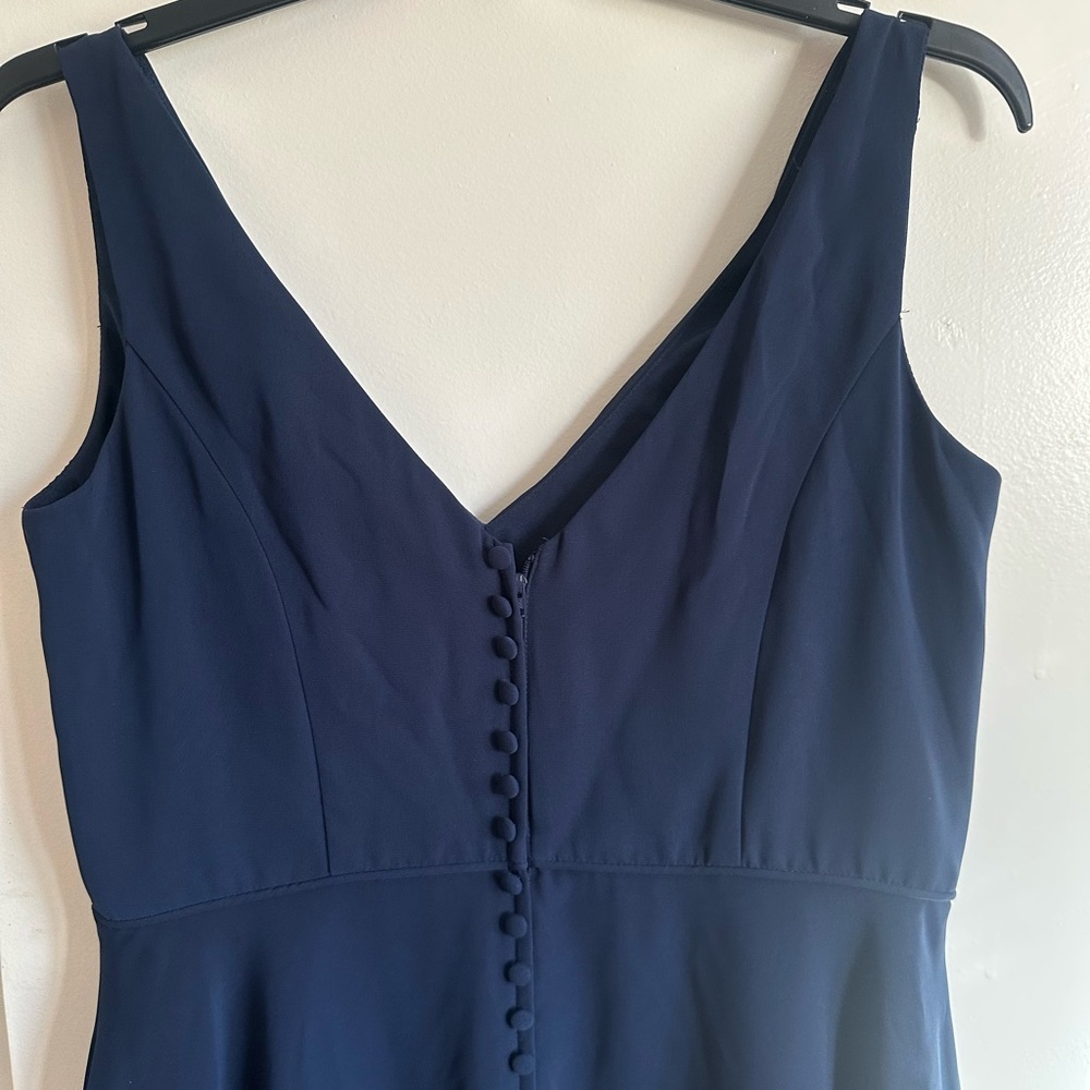 Alfred Angelo Deep Blue Maxi Dress - Picture 9 of 13
